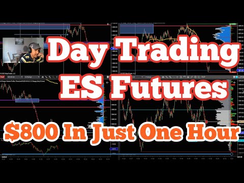 Watch My Day Trading Live ES Futures Recorded US Morning Session 9/28/2022 - I Hit My Goal Of $800