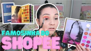 TESTEI A PALETA COLOR SHADES (UMA DAS PALETAS FAMOSINHAS NO SHOPEE) DA BEAUTY GLAZED