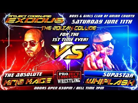 "The Absolute" Kris Kage vs. "Supastar" Whiplash - PROject Codename: Wrestling
