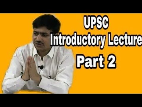 UPSC Introductory Lecture By Tukaram Jadhav Sir (Part 2)