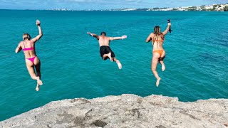 HE MADE ME DO IT!!! Exploring the ISLAND & Cliff Jumping