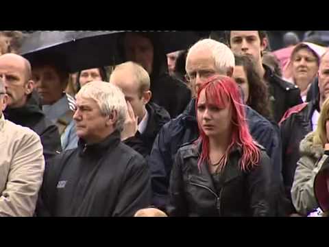 Adam Stansfield s Funeral   ITV West Country Tonight   25th August 2010