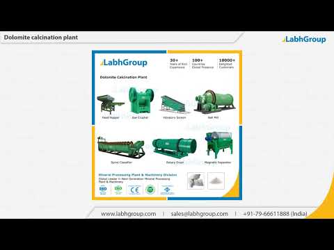 Dolomite processing calcination plant machinery