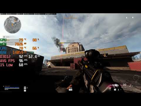 Call Of Duty : Warzone - RTX 3060 Ti + i3 10100F - RTX OFF/ON - 1440p - Benchmark Fps Test
