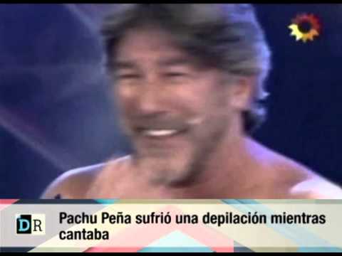Pachu Peña sufrio una depilacion mientras cantaba   17 02