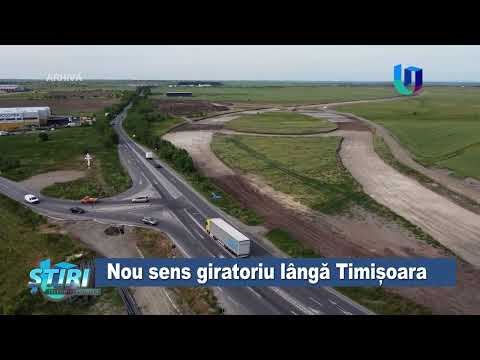 Sens giratoriu nou pe drumul spre Sânandrei