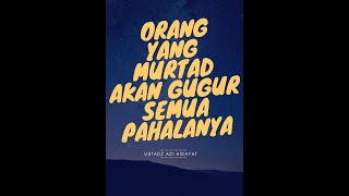 Download lagu Ust. Adi Hidayat: Kajian Islam Hukum Orang Yang Murtad Dengan Agama Islam #SHORTS mp3