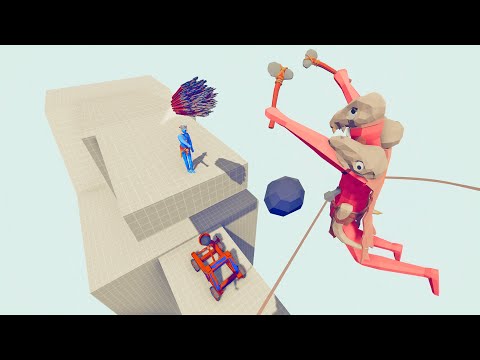 GOD ARCHER & 2 FISHERMEN + VIKING CATAPULT vs EVERY UNIT  | TABS - Totally Accurate Battle Simulator