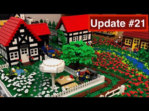 Bau einer Legostadt Teil 21. - Der Garten