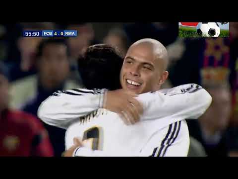 O dia em que o Real Madrid humilhou o Barcelona - Show dos galáticos!!