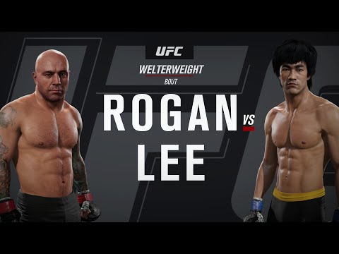 Joe Rogan Vs. Bruce Lee Celebrity Fight - EA UFC 2 - Full Fight