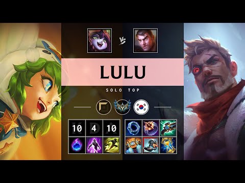 Lulu Top vs Jayce - KR Challenger Patch 25.08