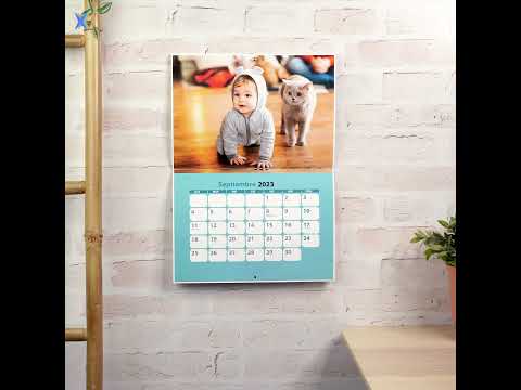 Calendario de pared A3 grapado personalizado
