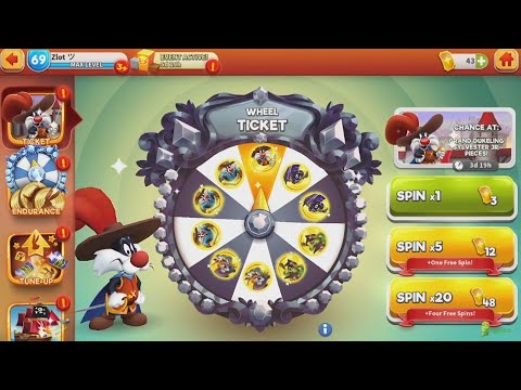Looney Tunes World of Mayhem - Grand Dukeling Sylvester Jr Event + Ticket Wheel