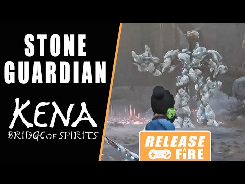 Kena Bridge of Spirits Stone Guardian - How to beat the Stone Guardian boss fight