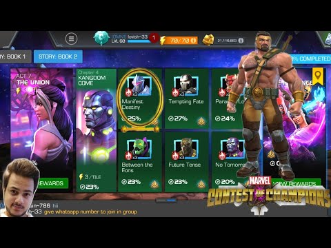 ACT 7.4.1 (Manifest Destiny) EASY COMPLETION | MARVEL CONTEST OF CHAMPIONS GAMEPLAY IN HINDI