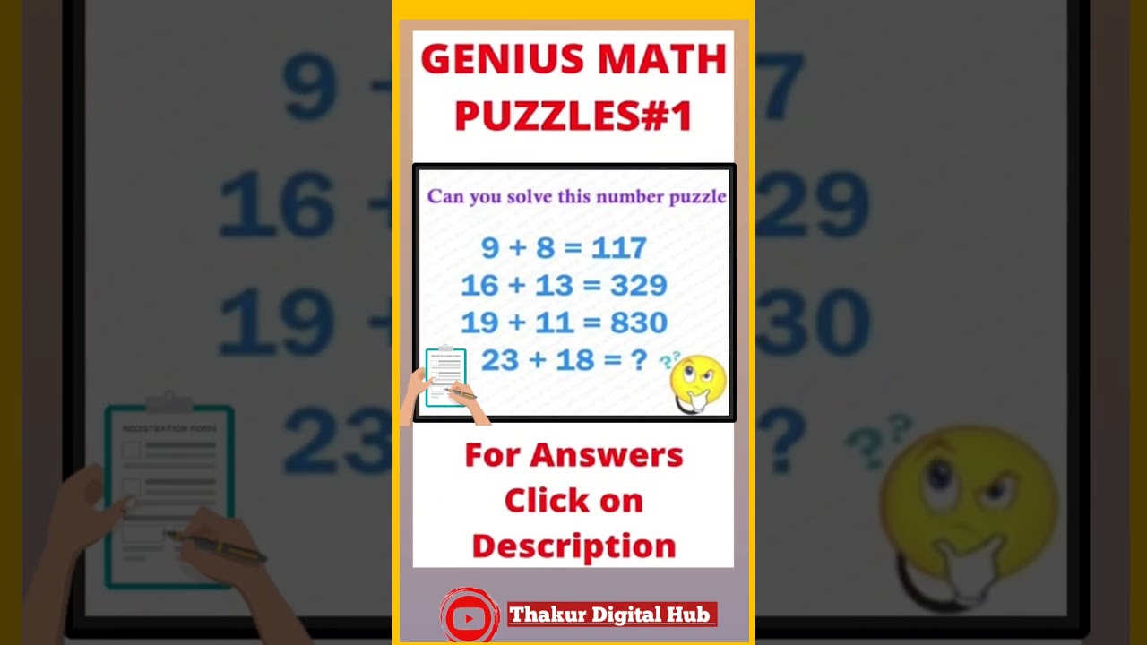 Genius Math Puzzle | Can You Solve This in 10 Seconds? | Brain Teaser 🔥