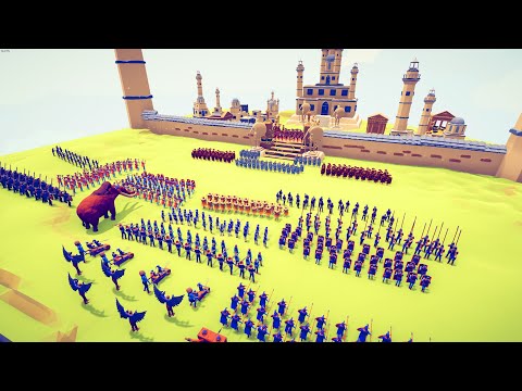 50x ROMAN SOLDIER vs ALL FACTION - Totally Accurate Battle Simulator TABS
