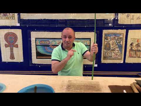 How do you make Egyption Papyrus paper