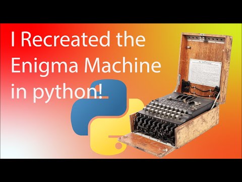 I Recreated The Enigma Machine in Python! - Tom's Enigma Machine