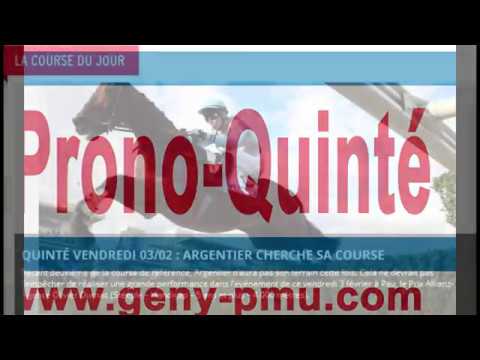 Pronostic quinté Pau (R1) le 03 Février 2017