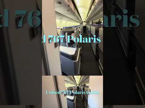 United Polaris 767-300ER BEST seats #united #firstclassflight #boeing767