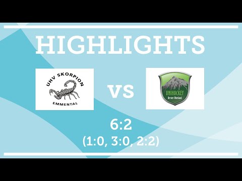 Highlights 1. TV-Spiel: UHV Skorpion Emmental Zollbrück vs. Unihockey Berner Oberland