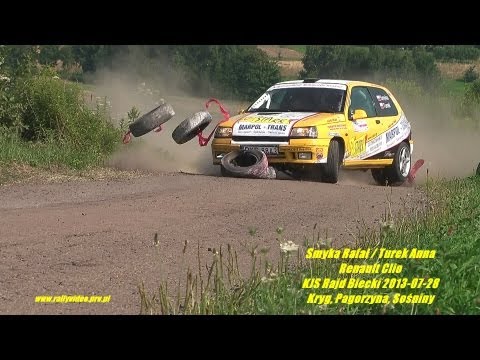 Smyka Rafał / Turek Anna - Renault Clio - KJS Rajd Biecki 2013-07-28