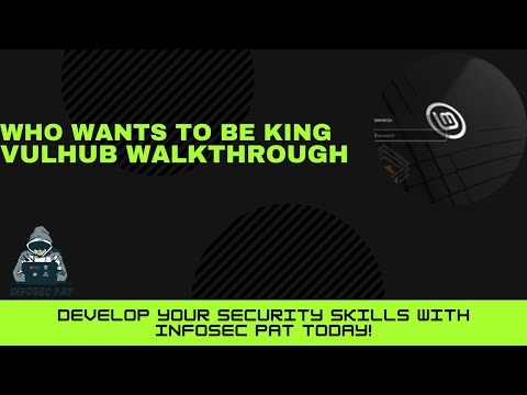 WHO WANTS TO BE KING: 1 VulnHub VM CTF Walkthrough - Video 2021 with InfoSec Pat - WATCH NOW!