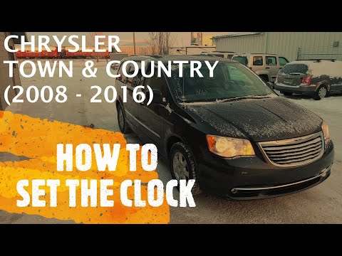 YouTube video about: How to change clock in chrysler town and country?