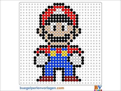 Perler Beads Tutorial Super Mario Pattern