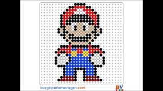 Perler Beads Tutorial - Super Mario Pattern