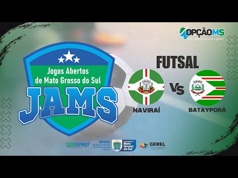 AO VIVO - JOGOS ABERTOS  MS (FUTSAL) -  | SÁBADO 25/10 - SEDE NAVIRAÍ MS