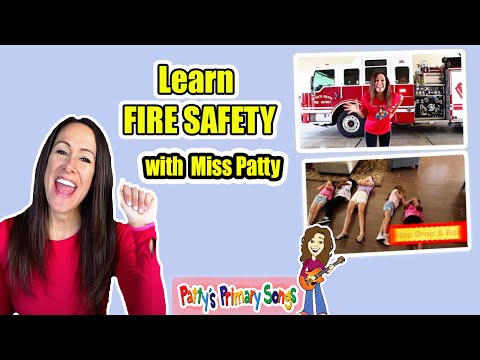Fire Safety Song for Children Stop Drop and Roll Educational by Patty Shukla | NFPA Fire Prevent