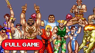 Street Fighter II: The World Warrior SNES FULL GAME Longplay Gameplay Walkthrough Playthrough VGL