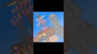 【マリン船長】誕生日イラスト描いてみた！【ファンアート】#宝鐘マリン #マリンのお宝 #描いてみた #イラスト #メイキング #タイムラプス  #クリップスタジオ #clipstudiopaint