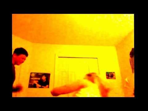 Girl gets slapped by her brother.