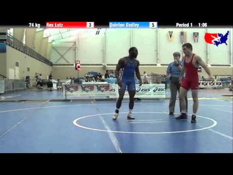 Rex Lutz vs. Quinton Godley at 2013 ASICS University Nationals - FS