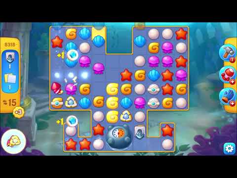 Fishdom Level 8318 walkthrough #fishdom #gaming