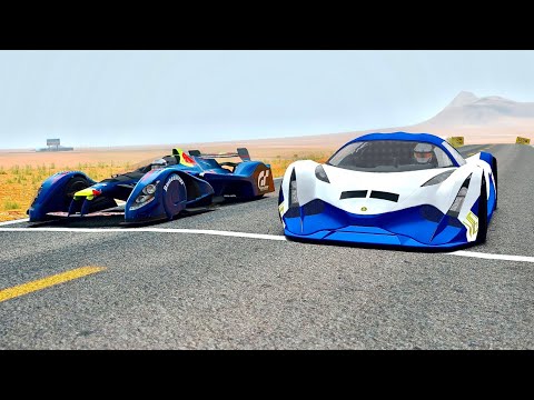Devel Sixteen vs Red Bull X2010 - Desert Drag Race