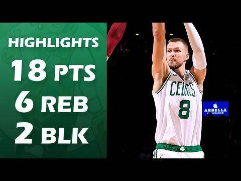 Kristaps Porzingis vs Cavaliers | 18 pts, 6 reb, 2 blk | HIGHLIGHTS | 23/24 NBA Season