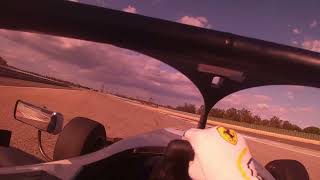 Helmetcam around Monteblanco in a Euroformula F320 F3 car