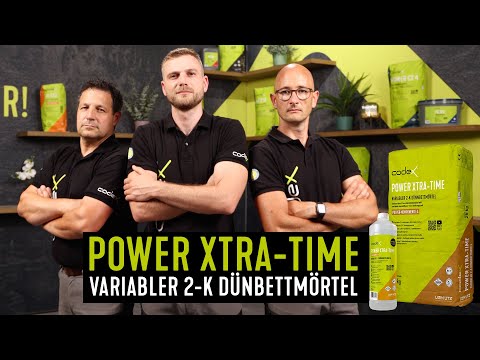 Nur du bestimmst die Zeit! - Fliesenkleber mit variabler Verarbeitungszeit | codex Power Xtra-Time