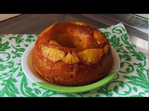 BOLO DE ABACAXI CARAMELIZADO: Uma Delícia IRRESISTÍVEL!