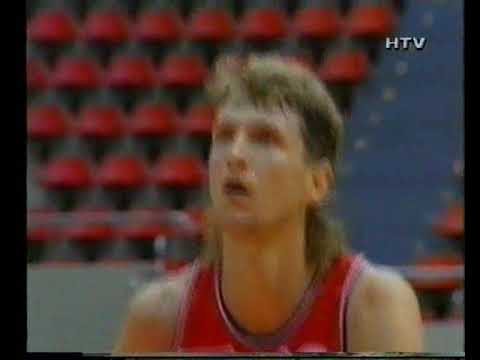 Predolimpijski košarkaški turnir 1992. - Hrvatska - Češkoslovačka