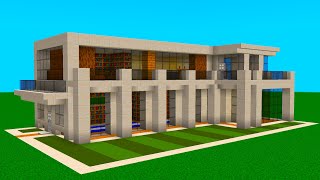 Minecraft - How to build a Easy Mansion