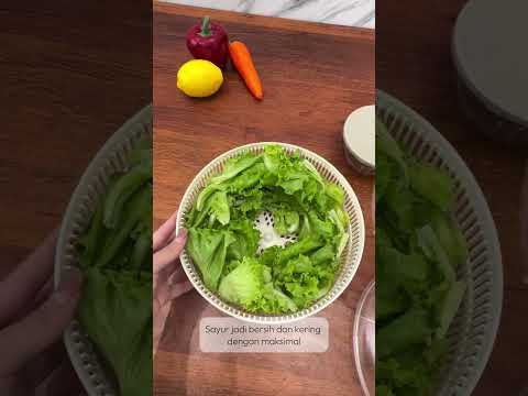 Gambar Culinart Pull Chopper & Salad Spinner - Krem Beige