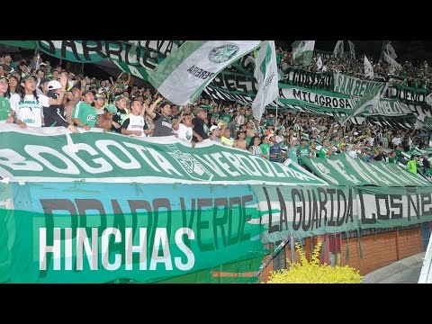 "HINCHADA VERDOLAGA" Barra: Los del Sur • Club: Atlético Nacional