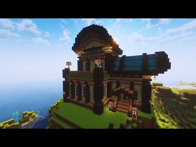 Minecraft: Dark Oak Big House Minecraft Map