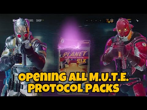 Opening all M.U.T.E. Protocol Packs (Special Packs) - Rainbow Six Siege